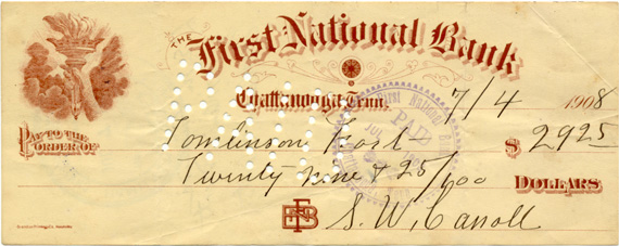 1st National Bank 7-4-1908